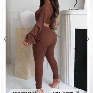 Ribbed legging ✌🏾 piece set